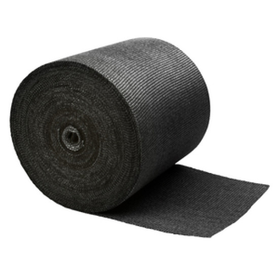 Black Glass Fiber Exhaust Wrap - 6" x 100'