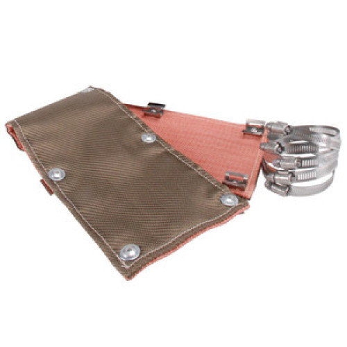 6" w x 3ft - w/Stainless Steel Clamps -  Titanium