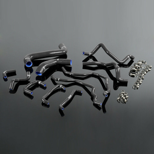 Silicone Radiator Hoses & Clamps Kit For 08-11 Mk10 Subaru Impreza Sti Grb Gh