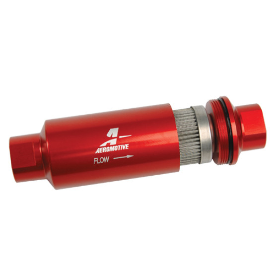 40 Micron ORB-10 Red Fuel Filter 40 Micron ORB-10 Red Fuel Filter