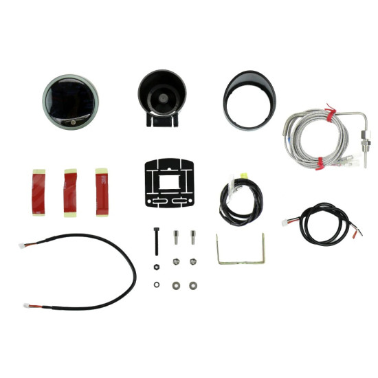 EGT with W/Peak Hold (Celsius) Amber/White 52mm