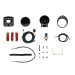 Oil Pressure W/Peak Hold (BAR) Amber/White 52mm