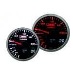 60mm Boost Gauge 2 in 1 With Digital Οil/Water Temp 60mm Boost Gauge 2 in 1 With Digital Οil/Water Temp