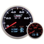 Oil Press Gauge 60mm 4 in 1 (Oil Temp, Water temp,Volt)