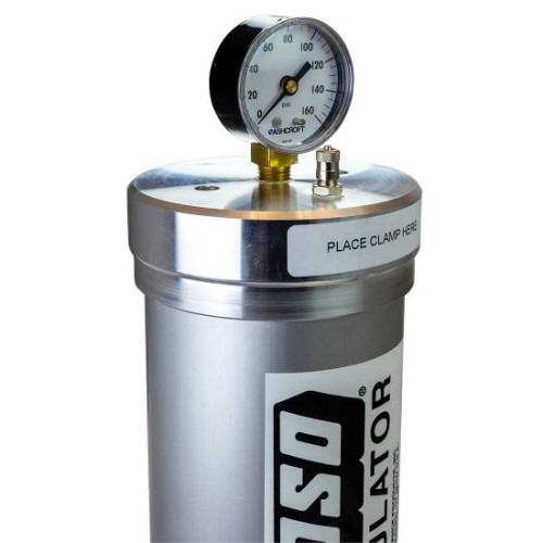 Heavy Duty Accumulator, 1.5 quart capacity, 12" X 4-1/4" cylinder