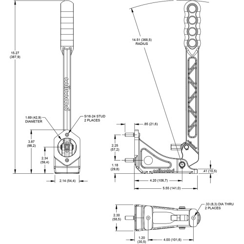 Hand Brake Assembly 11:1 Ratio