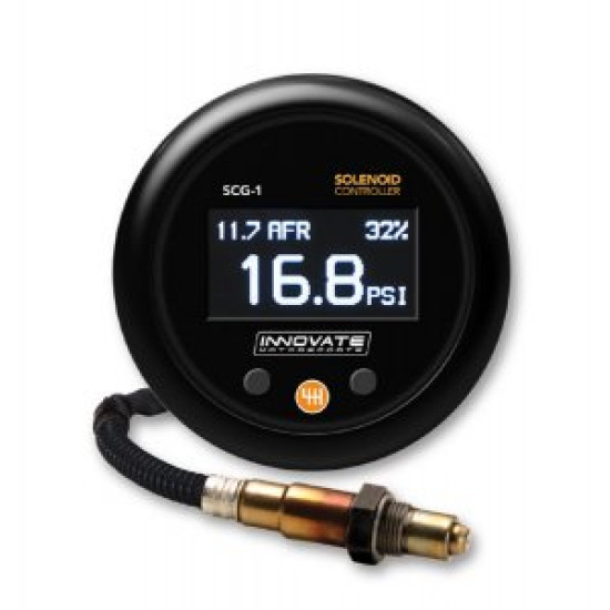 SCG-1 Solenoid Boost Controller & Wideband O2 Gauge Kit, All-In-One!