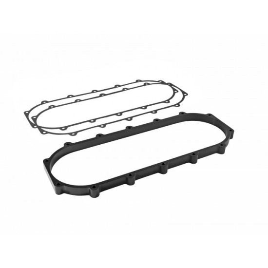 Ultra Series Race Billet Aluminum Plenum Spacer Black 1 Liter Black 99-16 Honda Civic Ex B/K-Series