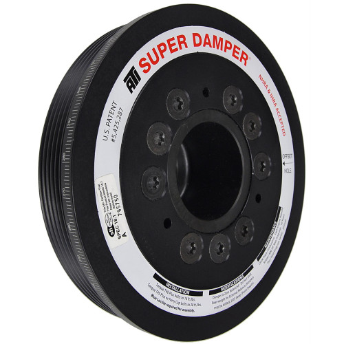 DAMPER - 6.78 - AL - 6 GRV - MITSUBISHI EVO 8 - 4G63 - W/ INTEGRAL LOWER CAM DRIVE