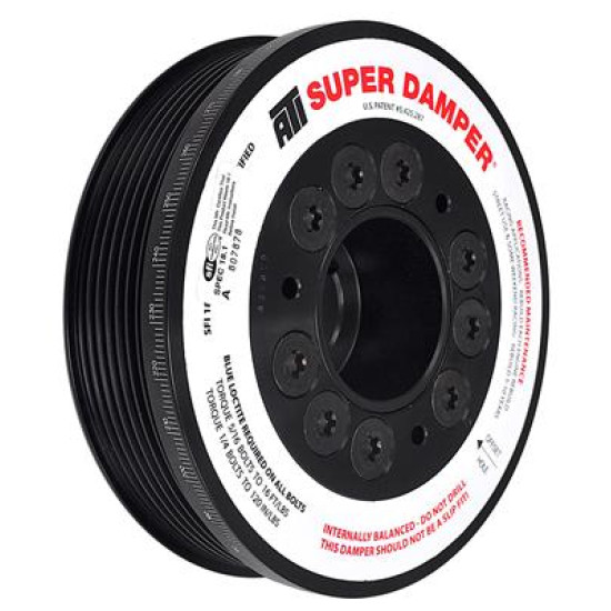 DAMPER - 5.67 - AL - 7 GRV - HONDA K20 - STREET - 02+ 2.0L - CIVIC TYPE-R & SI - ACURA RSX - 1-PC