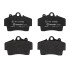 BRAKE PADS, FRONT. PORSCHE 986 / 987 BOXSTER 2.7L / 987C CAYMAN 2.7L