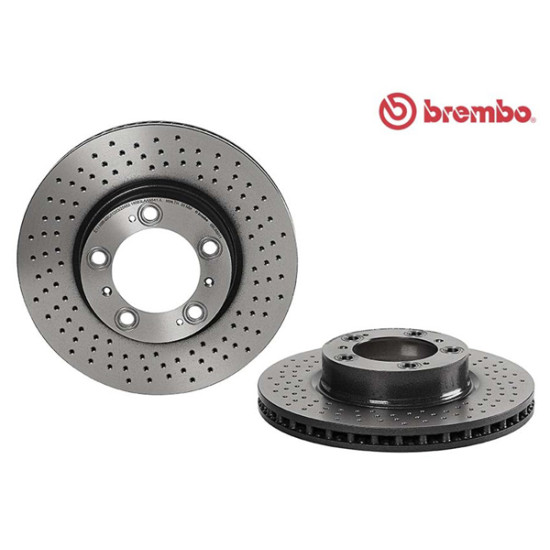 BRAKE DISC ROTOR REAR. PORSCHE 996 / 997 (OE PART NO 99635240104)