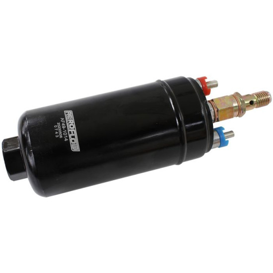 EFI Electric In-tank/External Fuel Pump 675 HP - M18 x 1.5mm Inlet, M12 x 1.5mm Outlet, similar to Bosch 044