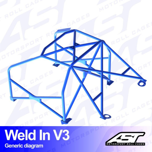BMW (E46) 3-Series 2-doors Coupe RWD MULTIPOINT WELD IN V3
