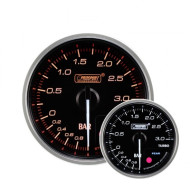 Electrical Boost Gauge 52mm Clear Lens White LED 3bar Electrical Boost Gauge 52mm Clear Lens White LED 3bar