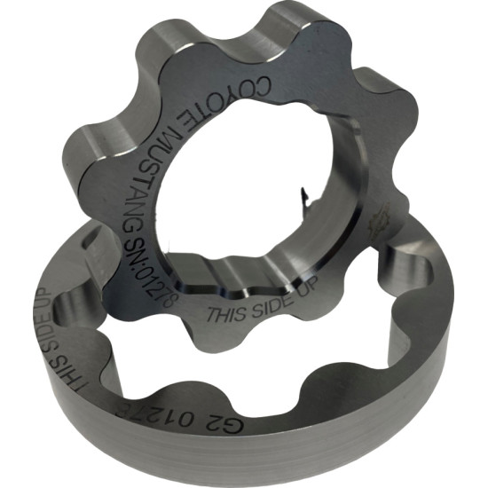 Billet Oil Pump Gear Ford Coyote V8 Mustang GT350 2011-Up F150 15-17 Vane Ported MartenWear Treated