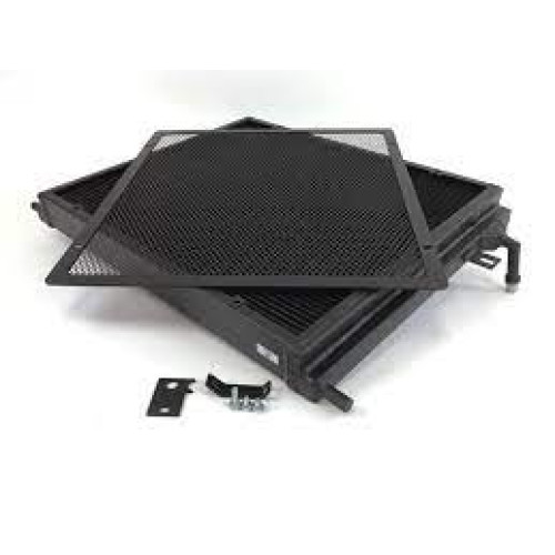 BMW F3X/F2X B58/B48 Triple-Pass Heat Exchanger w/ Rock Guard - Black BMW F3X/F2X B58/B48 Triple-Pass Heat Exchanger w/ Rock Guard - Black