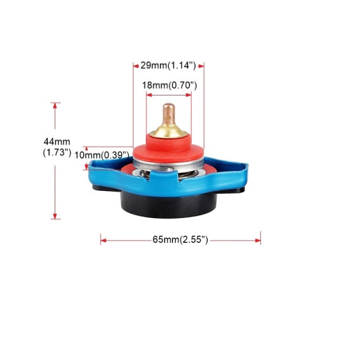 Radiator Cap 1,3Bar with Gauge