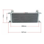 13 Row AN 10 Universal Aluminum Oil Cooler 