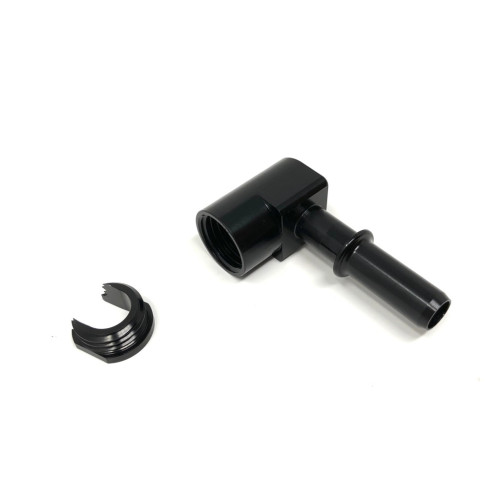 In Tank Pump Elbow Aluminum Quick Connect Female to Male 3/8" In Tank Pump Elbow Aluminum Quick Connect Female to Male 3/8"