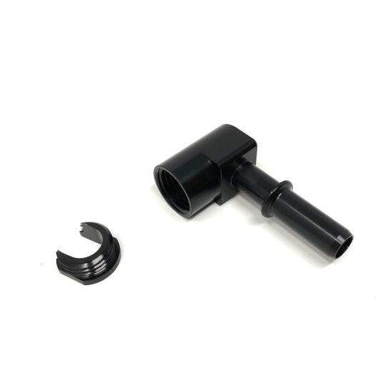 In Tank Pump Elbow Aluminum Quick Connect  Female to Male 3/8"