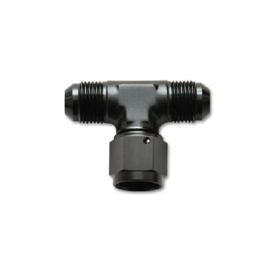 AN Tee Female Swivel On Side -10AN Black Finish Only For Brething Applications