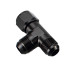AN Tee Female Swivel On Run -10AN Black Finish Only For Brething Applications