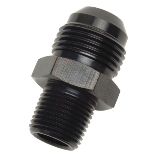 Male Flare Adapter 1/2" NPT to -10AN - Black Finish Only For Brething Applications