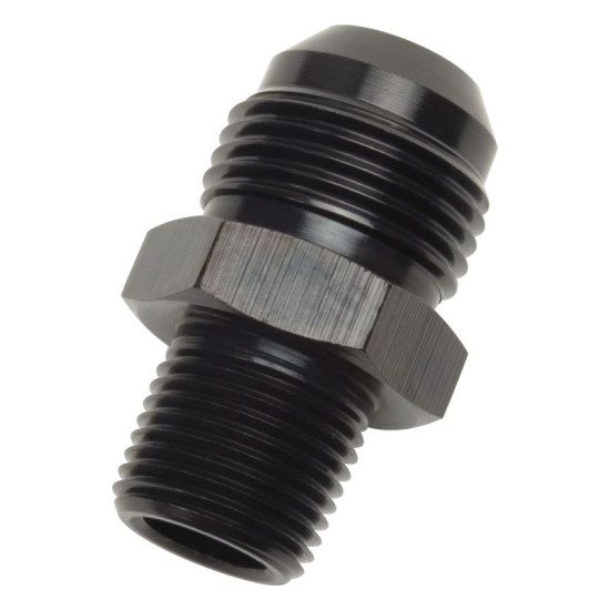 Male Flare Adapter 1/2" NPT to -10AN - Black Finish Only For Brething Applications