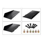 Rear Bumper 4 Shark Fins Diffuser