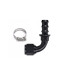 AN-10 90 Degree Aluminum Push-on Hose End Fittings Black Only For Brething Applications