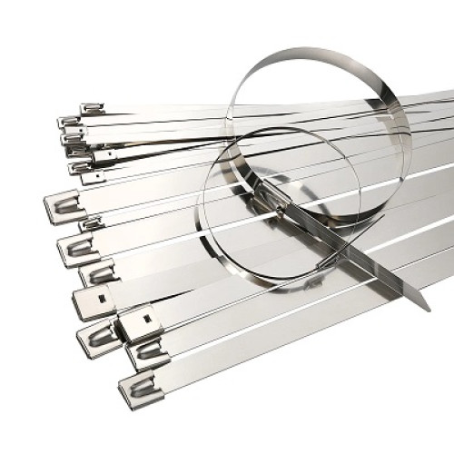 Stainless Steel 7.9mm Width 400mm Length Wrap Tie