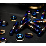 M10 1.25 54mm Titanium Stud/Nut Set