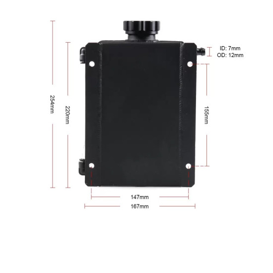 Universal 2L Alloy Water Tank 