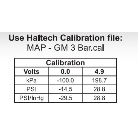 3 Bar GM MAP Sensor