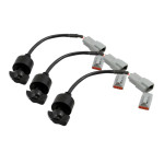 Triple Switch Panel Kit - includes Yellow & Red knobs