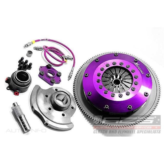 1.3 Twin Turbo 176KW (1992-1996)Xtreme Performance - 200mm Rigid Ceramic Twin Plate Clutch Kit Incl Flywheel & CSC 1.3 Twin Turbo 176KW (1992-1996)Xtreme Performance - 200mm Rigid Ceramic Twin Plate Clutch Kit Incl Flywheel & CSC
