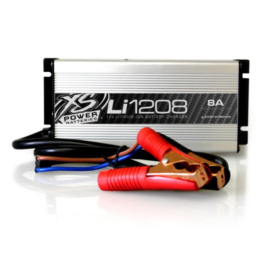 High Frequency Lithium Battery IntelliCharger 12V, 8A,110V or 230V Universal Input, 14.4V Cut  Off