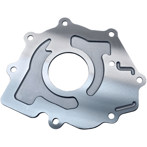 Billet Back Plate Ford Mod Motor V8 3V and GT500 2005-2014 Steel Anti-cavitation High Flow Billet Back Plate Ford Mod Motor V8 3V and GT500 2005-2014 Steel Anti-cavitation High Flow