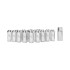 Aluminum Locking Lug Nuts, M12 x 1.5, Silver