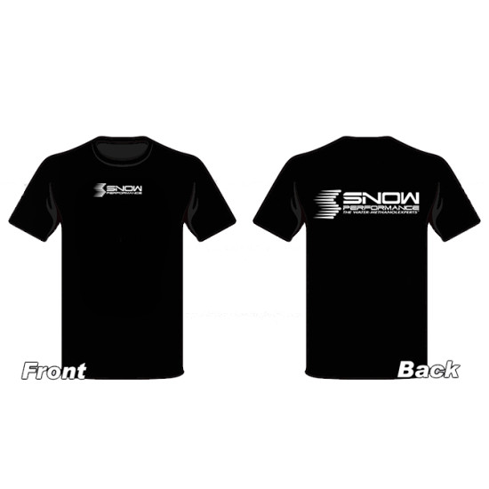SNOW T-shirt Black W/white Logo Small SNOW T-shirt Black W/white Logo Small