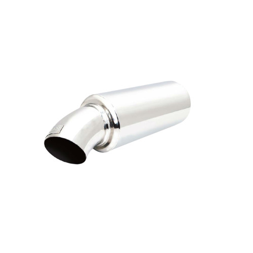 Cannon Muffler 4" Dumpipe Style, 7" OD Tip, 3" Inlet, 14" Long