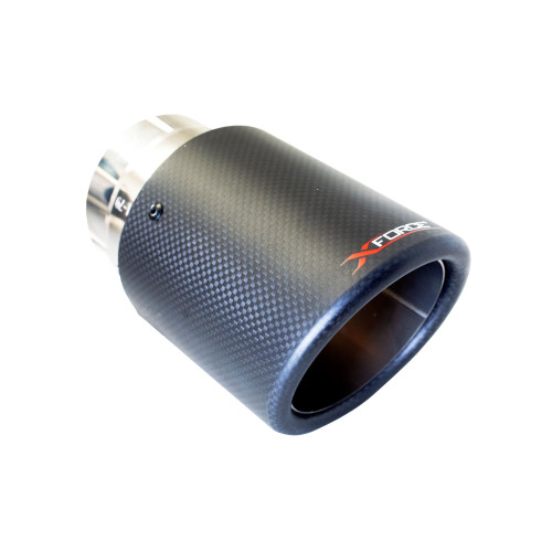 41/2' O.D Carbon Fibre Double Wall Angle Cut Tip 21/2"Inlet(63MM)