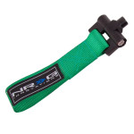 Green - Bolt in tow strap - 6600 Lbs Limit - Nissan 350z 03-07 / Infiniti G35 03-07