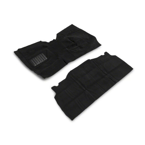 Fabric carpet for Jeep wrangler YJ, 6pcs per set, color: black