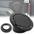 Black fuel tank cap for Jeep Wrangler JK 2 door