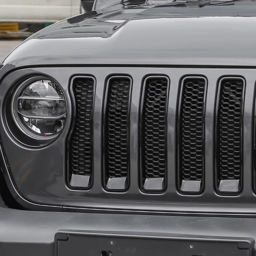 Circle for grill black for Jeep Wrangler JL Rubicon with trim