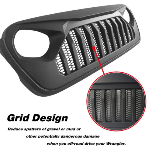 Front Grille with net  for Jeep Wrangler JL JT