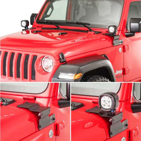 WRANGLER JL Hood light bracket