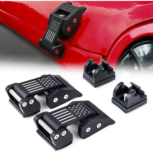 JL Hood hook aluminum 2PCS per set